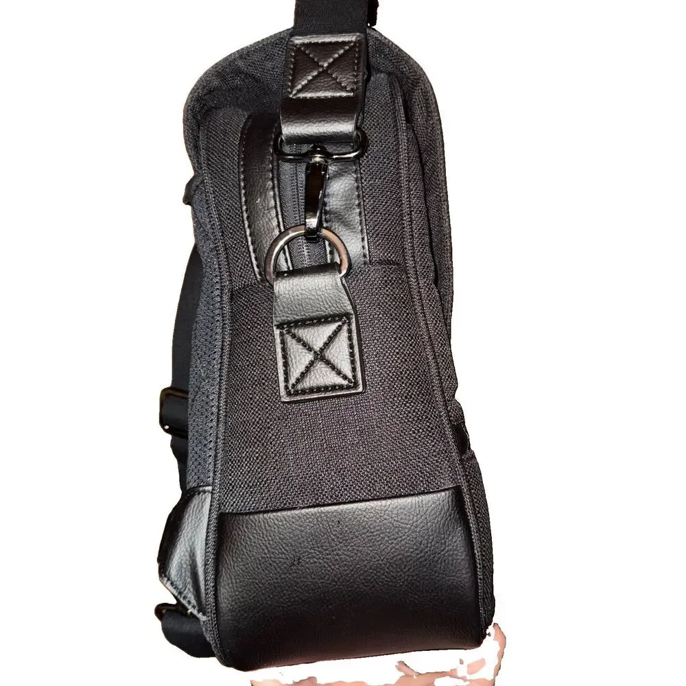 Nuna Unisex Carry it All Diaper Bag Backpack EUC Crossbody Strap Black Bag Only